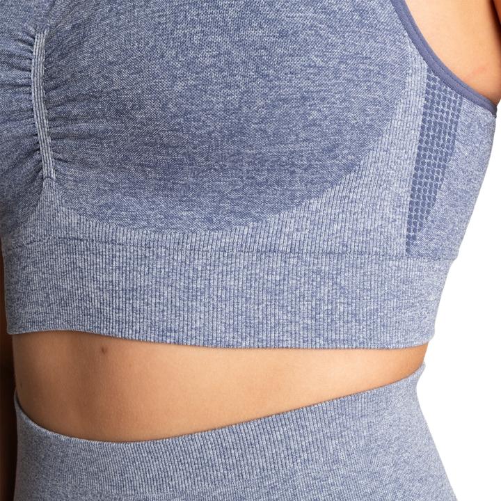 Produktbild Better Bodies Curve Scrunch Bra - Blue Melange (L)