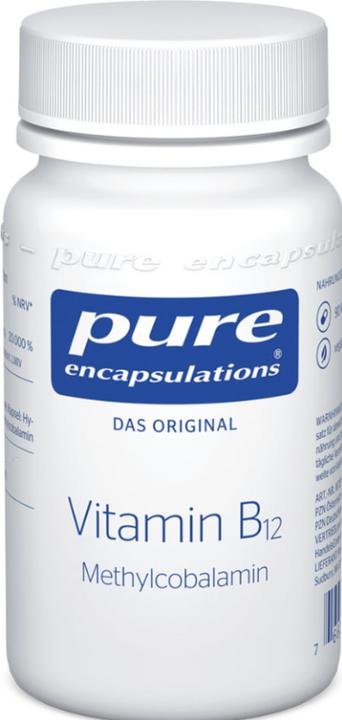 Actual product image Pure encapsulations Pure B12 Methylcobalamin (90 Piece, Capsules, 29 g)