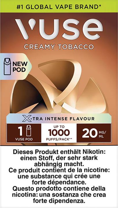 Actual product image Vuse Creamy Tobacco