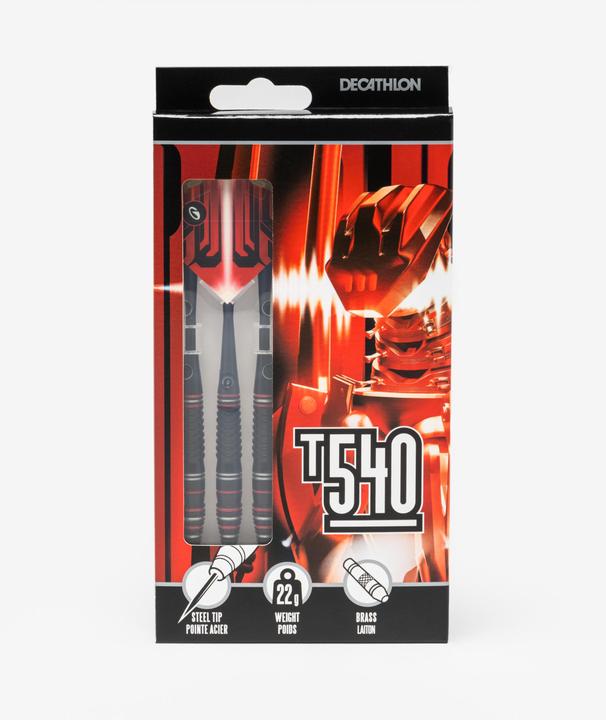 Image du produit Canaveral Fléchettes Steeldart 3 fléchettes pointes acier - T540 (110 g)