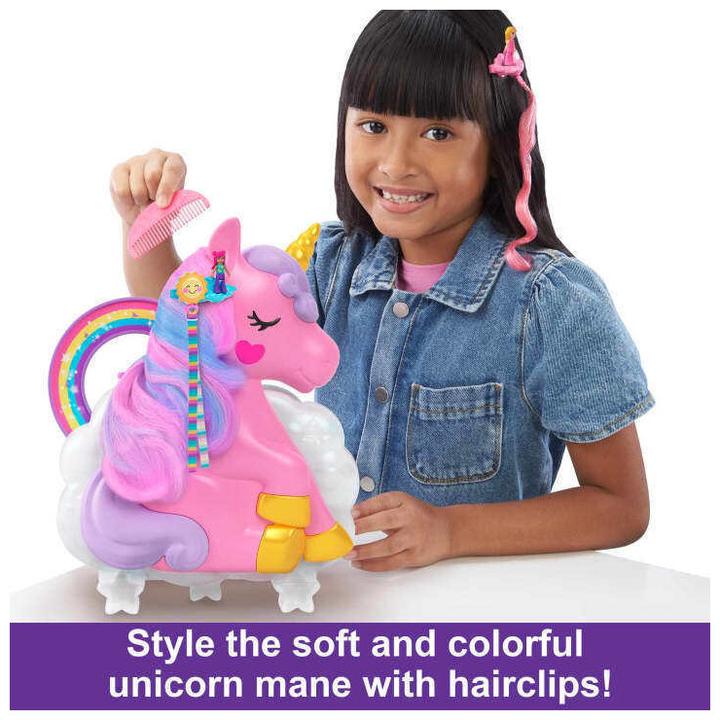 Actual product image Polly Pocket Unicorn Hair Game Box