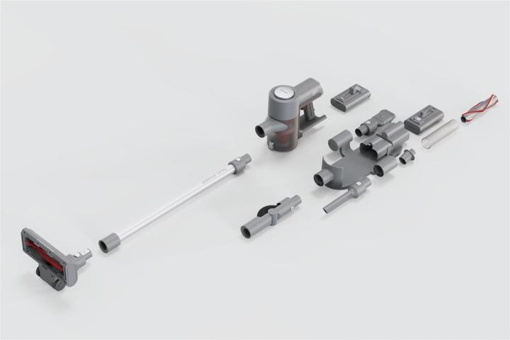 Produktbild Sharp Akku-Staubsauger VC-SV20AEU-S, silber, 250 W, Dual battery