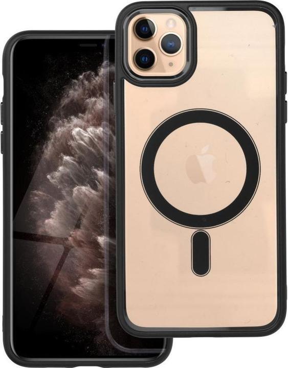 Produktbild OEM Back panel cover COLOR EDGE MAG COVER case compatible with MagSafe for IPHONE 11 Pro Max black (Apple iPhone 11 Pro Max)