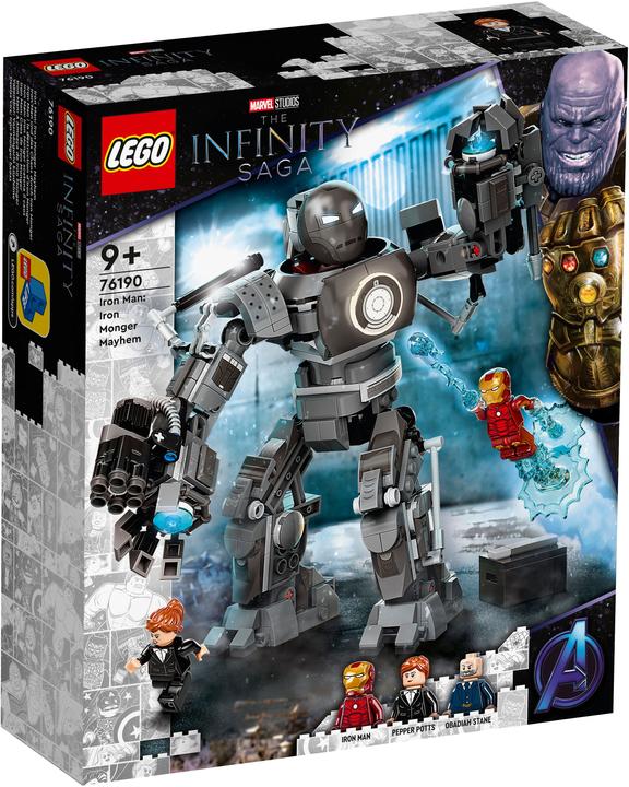 Produktbild LEGO Iron Man und das Chaos durch Iron Monger (76190, LEGO Marvel)