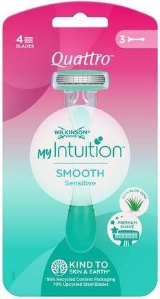 Immagine prodotto Wilkinson Quattro per donne rasoio sensibile 3 pezzi (3 x)