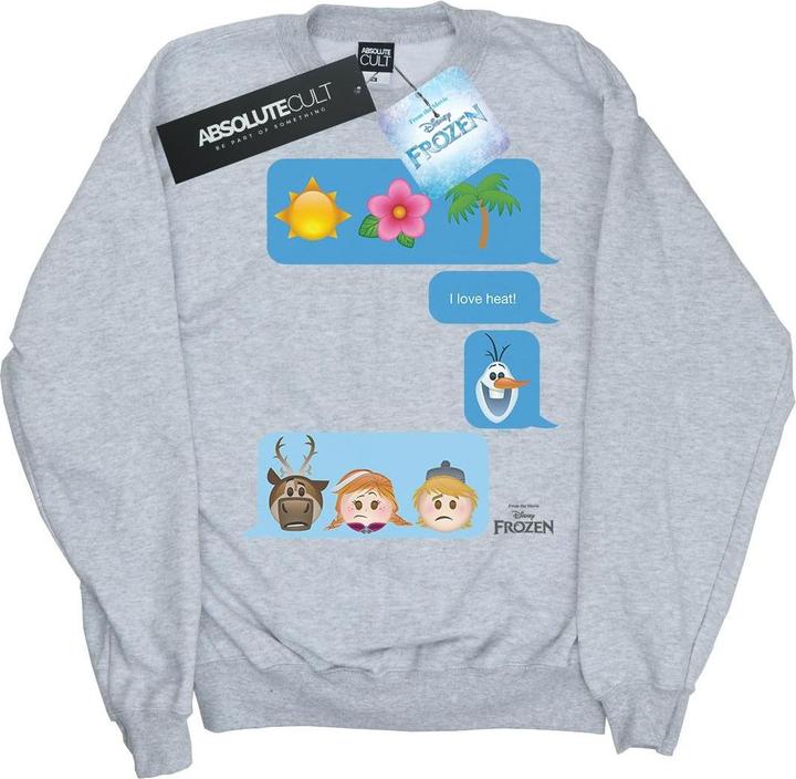 Disney Frozen I Love Heat Sweatshirt Mädchen (152, 158)