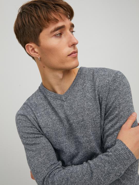 Immagine prodotto Jack & Jones Maglia a maglia con scollo a V (XS)