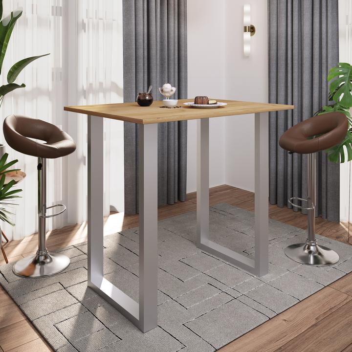Produktbild VCM Holz Bartisch Stehtisch Xona 110x80 (110 x 80 x 102 cm)