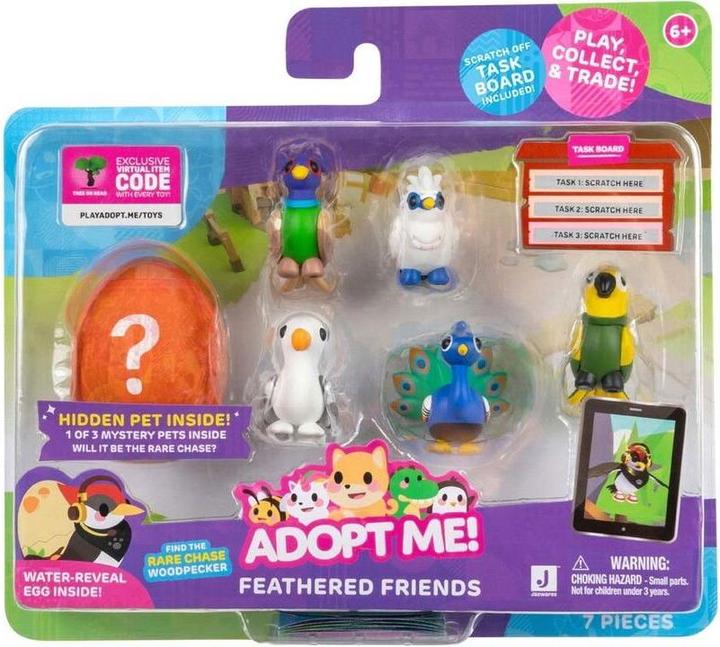 Actual product image Adopt Me 6 Figure Pack - Feathered Friends