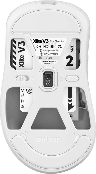 Actual product image Pulsar Gaming Gears Xlite V3 - Muis (Wireless, Cable)