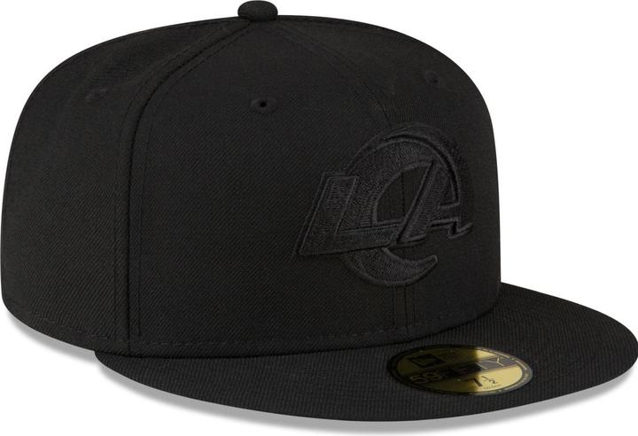 New Era 59Fifty Fitted Cap - BLACK Los Angeles Rams - 7 1/4 (7 1/4)