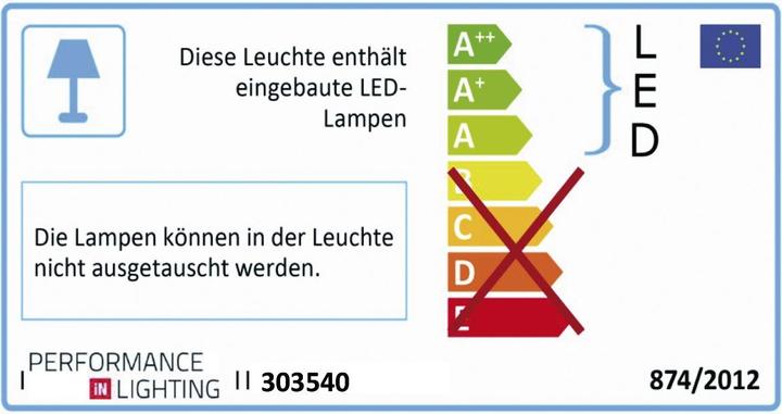 Energie-Label PiL Wand- (407 lm)