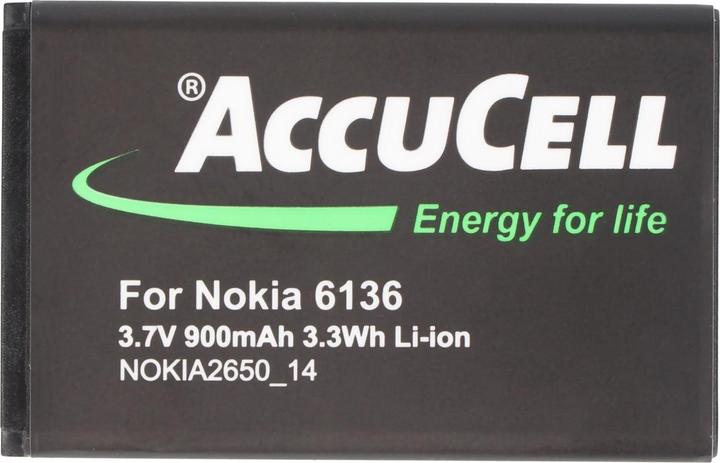 Image du produit AccuCell Batterie Nokia 6300, BL-4C