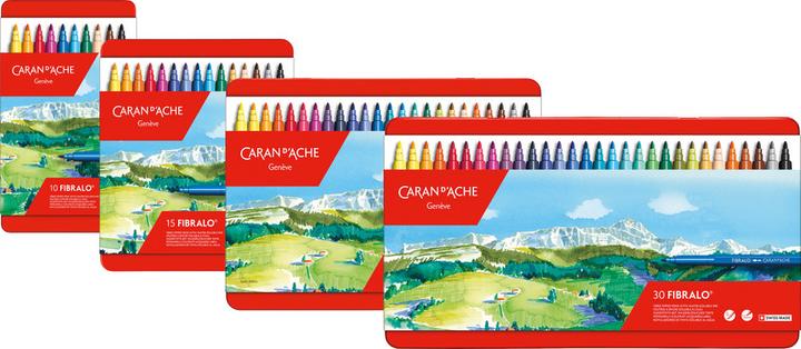Productafbeelding Caran d'Ache Fibralo Metallschachtel (Veelkleurig, 24 x)