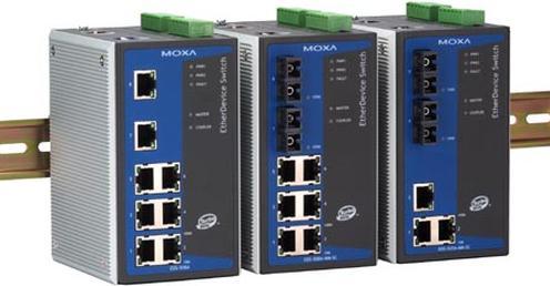 Actual product image Moxa EDS-508A-SS-SC-80-T - Switch - managed - 6 x 10/100 + 2 x 100Base-FX
