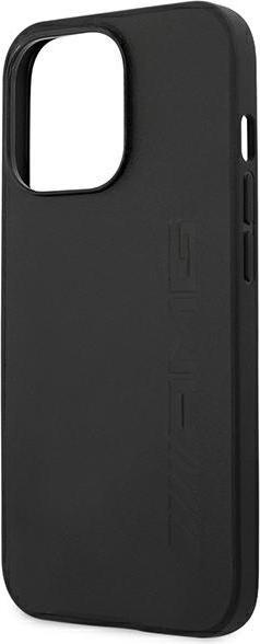 Image du produit Mercedes AMG AMHCP14LDOLBK étui rigide en cuir pour iPhone 14 Pro 6,1" czarny/black Hot Stamped (Apple iPhone 14 Pro)