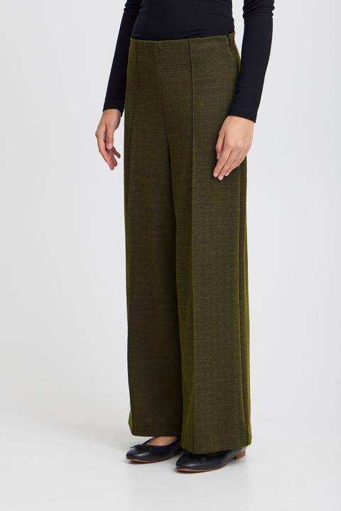 Actual product image Ichi 's trousers ihkate jacquard pa9 (XS)