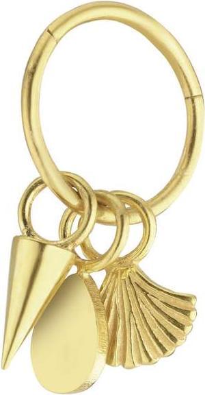 Bijouteria Ohrpiercing (Chirurgenstahl 316L, PVD Beschichtung (goldfarbig))