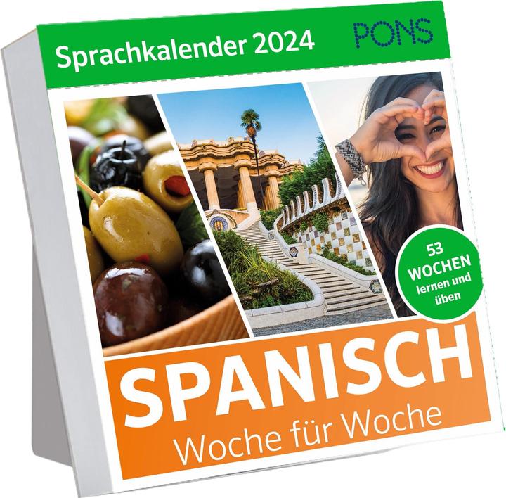 Produktbild Sprachkalender 2024 Spanisch (Spanisch, Deutsch)