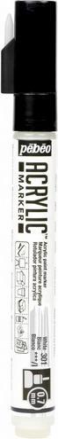 Produktbild Pebeo Acrylic Marker Extra Dünn Rundspitze 0,7mm (Weiss, 0.70 mm)