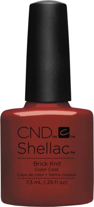 CND Shellac - Color Coat Brick Knit (Orange, Rot, UV-Gel Lack)