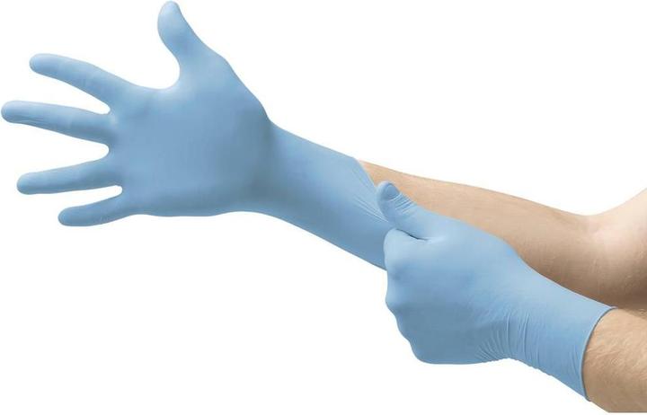 Produktbild Ansell Gummihandschuhe, blau, L (8.5, L)