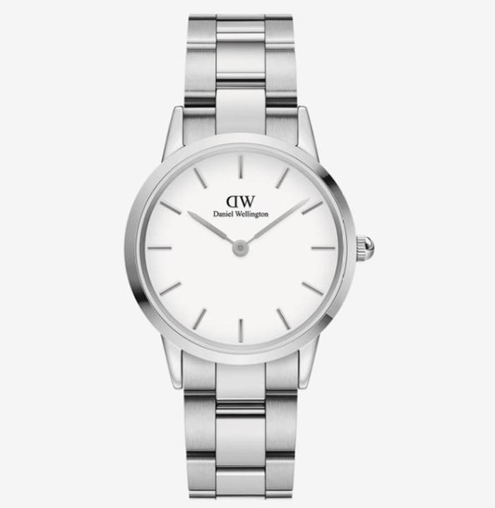 Immagine prodotto Daniel Wellington Iconic Link Argento Bianco (32 mm) (Orologio da polso analogico, 32 mm)