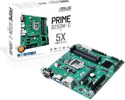 Produktbild ASUS Prime B250m-C, Matx, Lga1151 (LGA 1151, Intel B250, mATX)