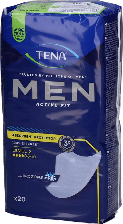 Actual product image Tena MEN pads for bladder incontinence level 2 (20 x, Regular)
