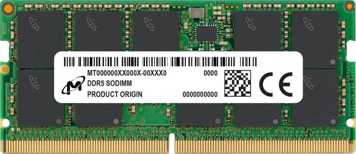 Produktbild Crucial DDR5 ECC SODIMM 2Rx8 5600 (1 x 32GB, 5600 MHz, DDR5-RAM, SO-DIMM)