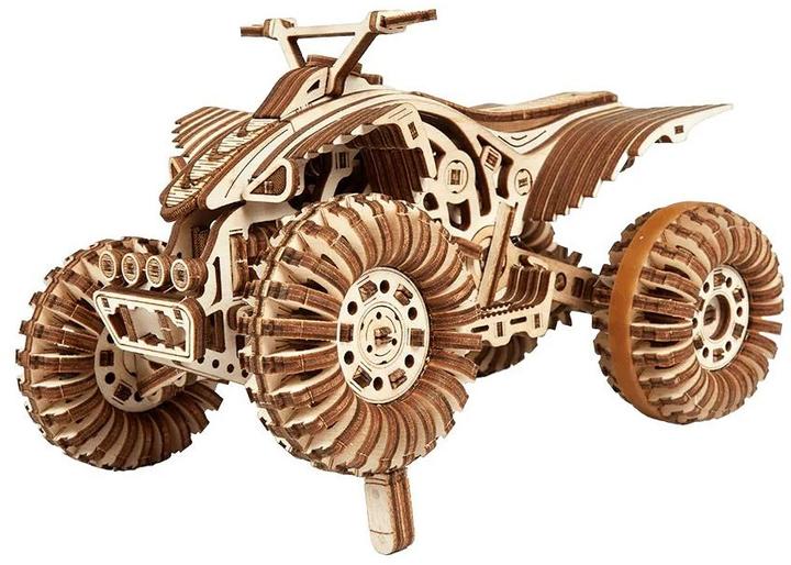 Actual product image Wood Trick Raptor Quad Bike - 3D Wooden Kit