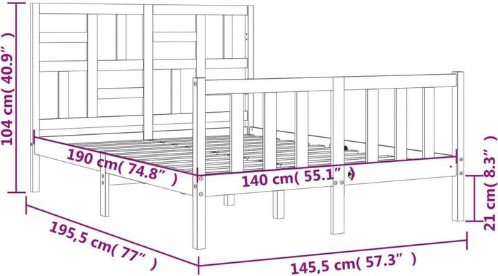Immagine prodotto VidaXL Zack (140 x 190 cm)