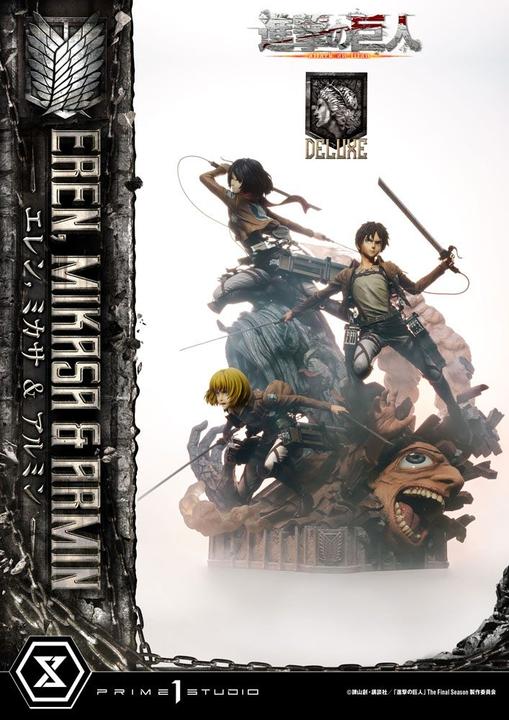 Produktbild Prime 1 Studio Attack on Titan Ultimate Premium Masterline Statue Eren, Mikasa, & Armin Deluxe Bonus Version 72 cm