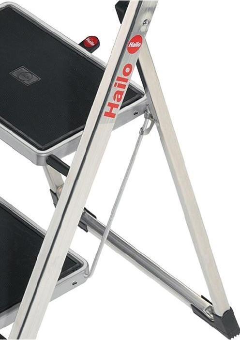 Actual product image Hailo K70 StandardLine, aluminium stepladder, 2 steps (Stepladder, 83 cm)