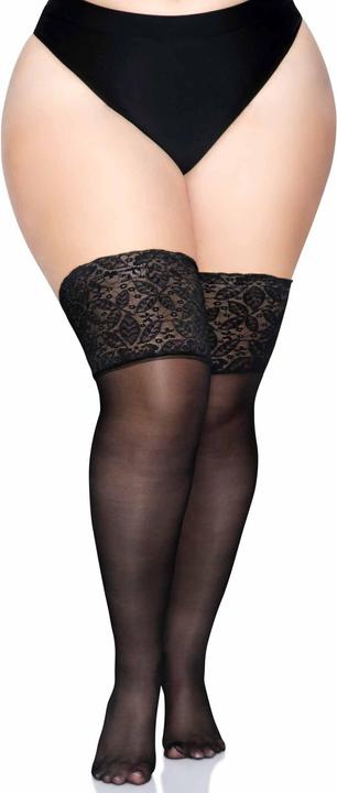 Produktbild Leg Avenue Halterlose Strümpfe mit Spitze (42, 44)