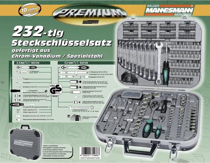 Actual product image Mannesmann Socket wrench set metric 1/ (11 mm, 12 mm, 5 mm, 13 mm, 6 mm, 7 mm, 14 mm, 8 mm, 10 mm, 9 mm, 4 mm, 31 mm, 26 mm, 19 mm, 16 mm, 30 mm, 28 mm, 15 mm, 21 mm, 17 mm, 25 mm, 32 mm, 29 mm, 27 mm, 22 mm, 18 mm, 24 mm, 20 mm, 23 mm)