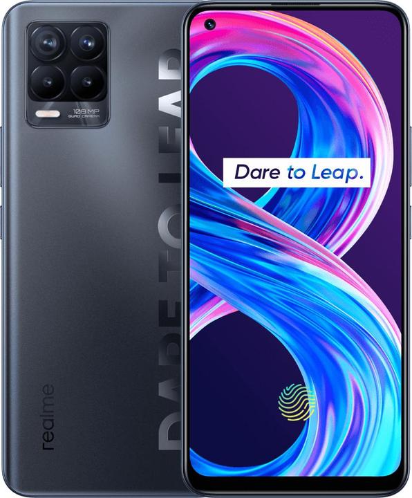 Produktbild realme 8 Pro (8GB) (128 GB, Infinite Black, 6.40", Dual SIM, 108 Mpx, 4G)