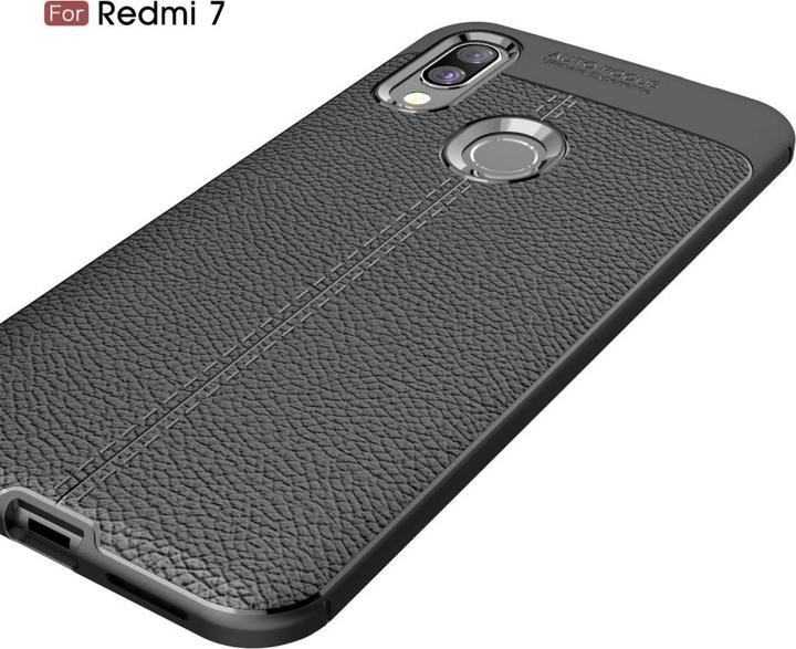 Produktbild Screenguard Xiaomi Redmi 7 Hülle Leather Design TPU Cover (Xiaomi Redmi 7)