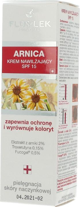 Produktbild Floslek FLOSLEK Arnica Moisturizing Cream SPF15 krem nawilżający do skóry naczynkowej 50ml (50 ml, Tagescreme, SPF 15)