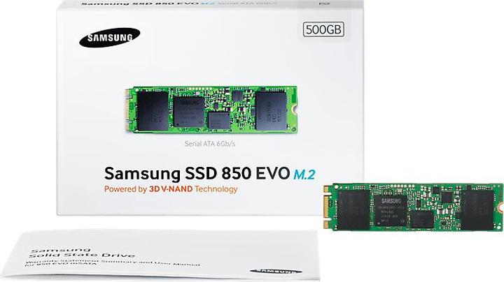 Produktbild Samsung 850 Evo (500 GB, M.2)