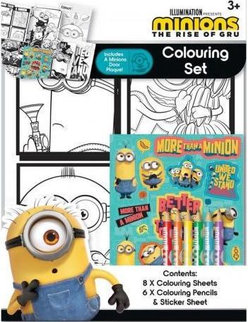 Produktbild Minions Charaktere Malvorlagen (16er Pack)