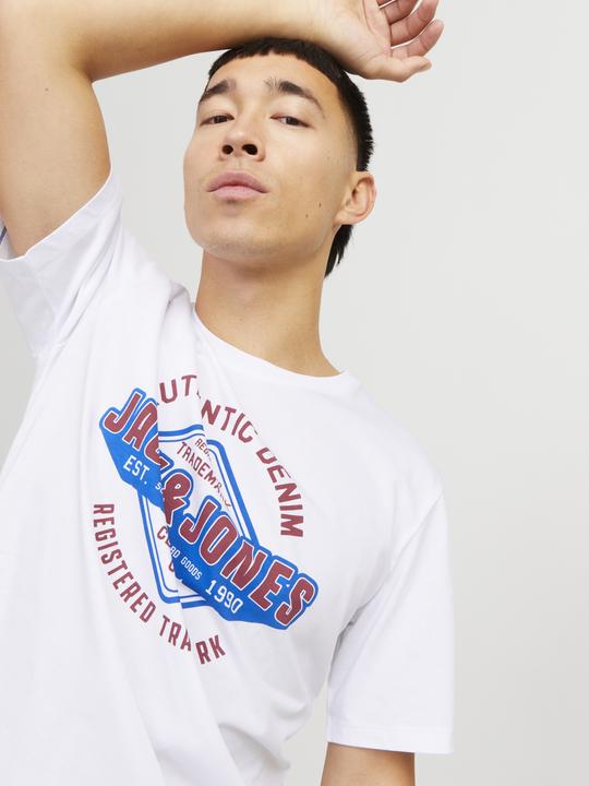 Actual product image Jack & Jones Jjelogo Tee Ss O-Neck 2 Col Ss25 Sn (XL)