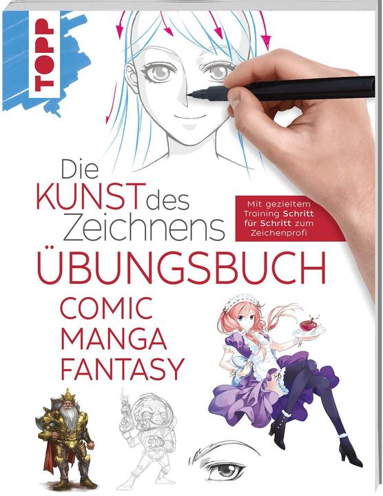 Produktbild Die Kunst des Zeichnens - Comic Manga Fantasy Übungsbuch (Deutsch, frechverlag, 2020)