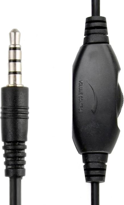 Produktbild Gembird MHS-03-BKRD Kopfhörer & Headset Kopfband 3,5-mm-Anschluss Schwarz (Kabelgebunden)