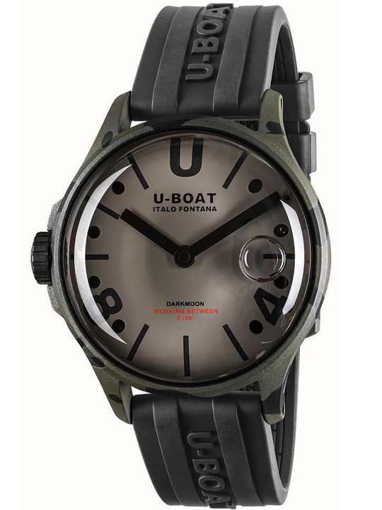 Immagine prodotto U-Boat 9550 Orologio da uomo Darkmoon Grey Camouflage 44mm 5ATM (Orologio sportivo, 44 mm)