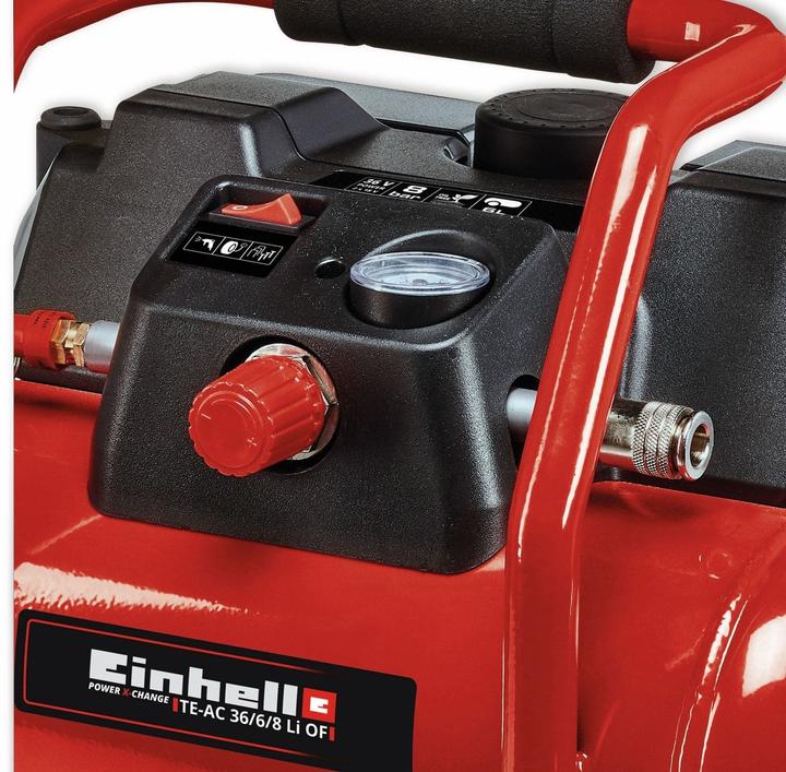 Image du produit Einhell TE-AC 36/6/8 Li OF Set (8 bar, 6 l)