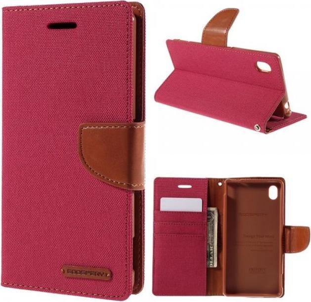 Produktbild Goospery Canvas Diary Series (Sony Xperia M4 Aqua)