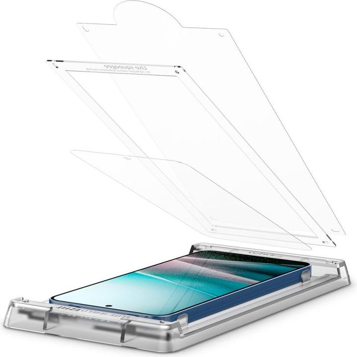 Produktbild Spigen Elite Shield "Ez Fit" for Samsung Galaxy S25+ Plus Clear (1 Stück, Samsung Galaxy S25+)