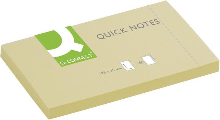 Actual product image Q-Connect Sticky notes Quick Notes yellow (75 x 125 mm)