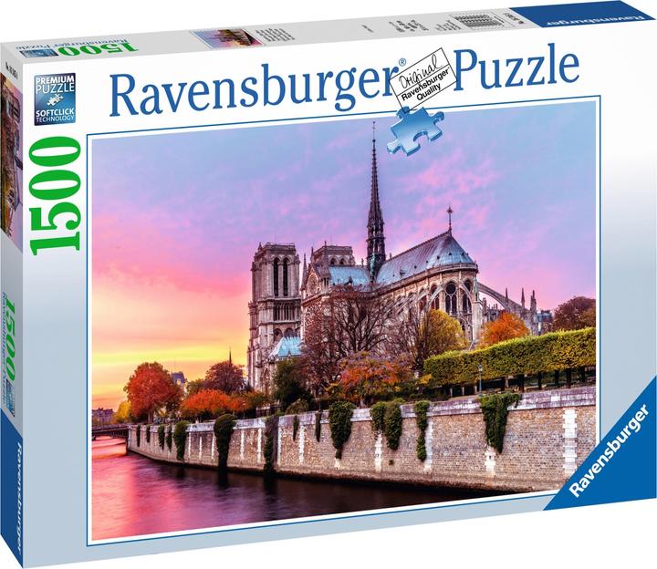 Actual product image Ravensburger Picturesque Notre Dame (1500 pieces)